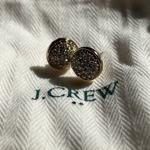 Dome pave J. Crew Stud Earrings